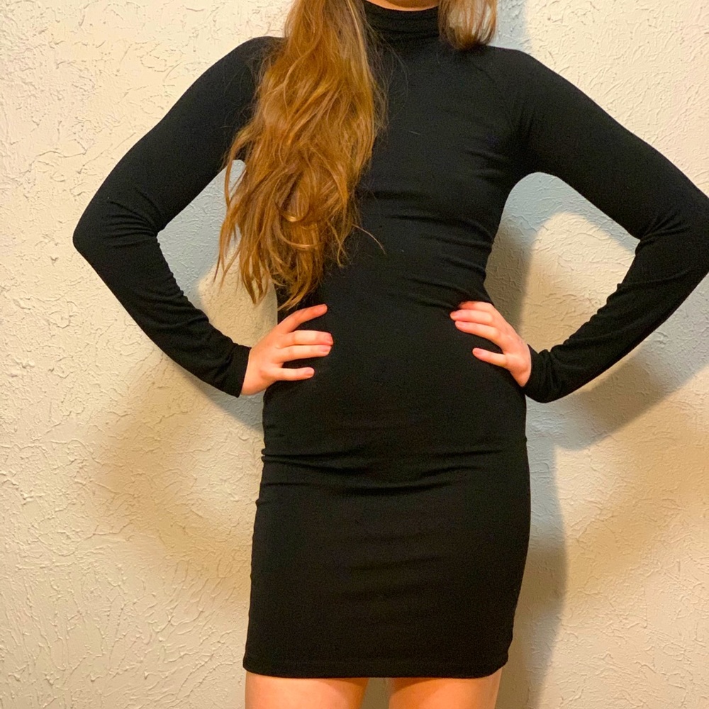 Turtleneck Bodycon Dress